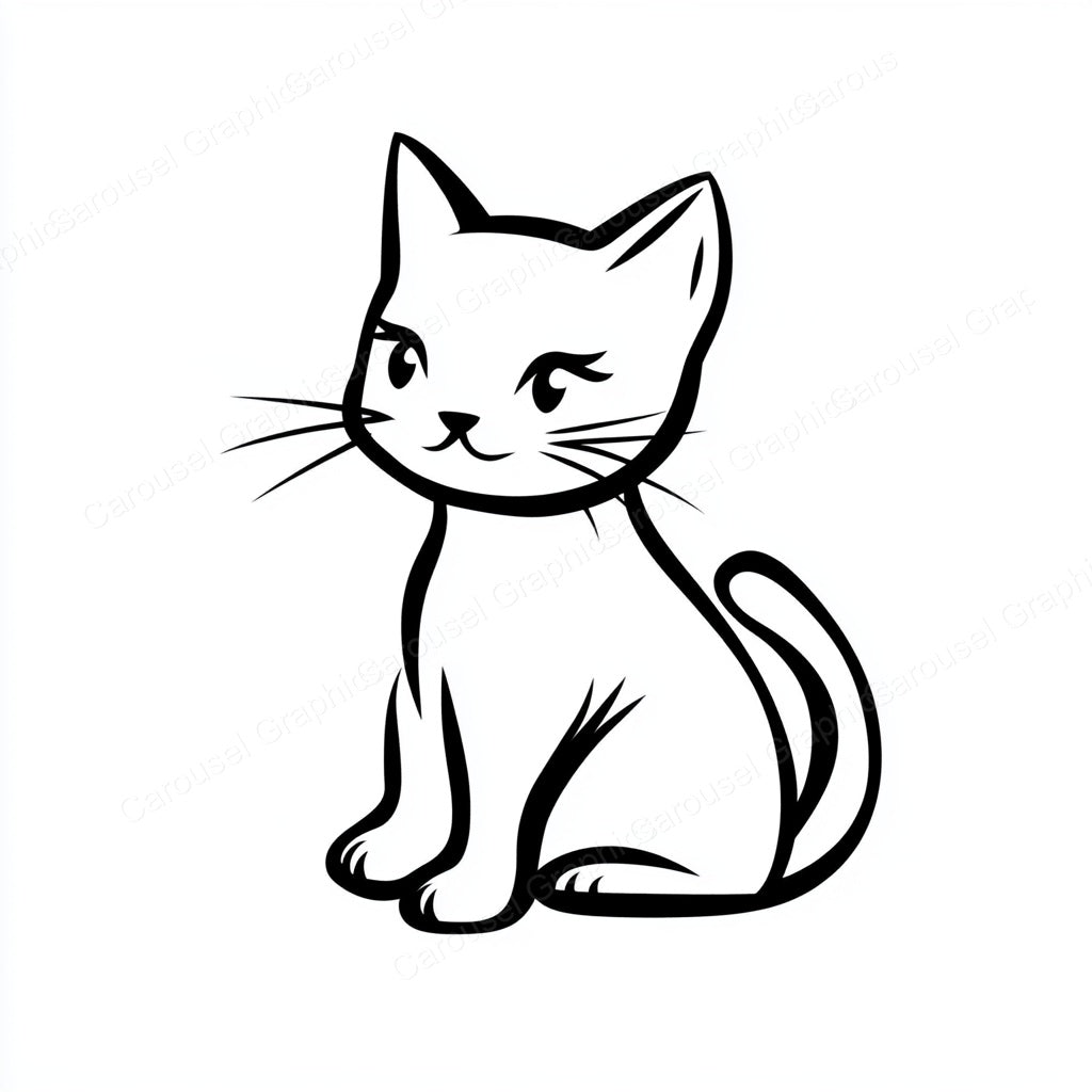 Kitten Vector Graphic preview