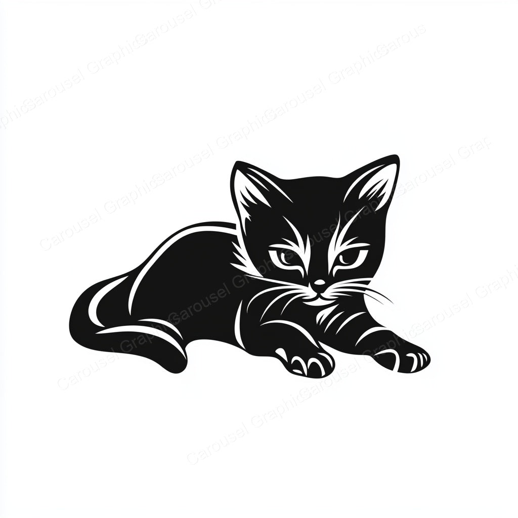 Kitten Vector Graphic preview