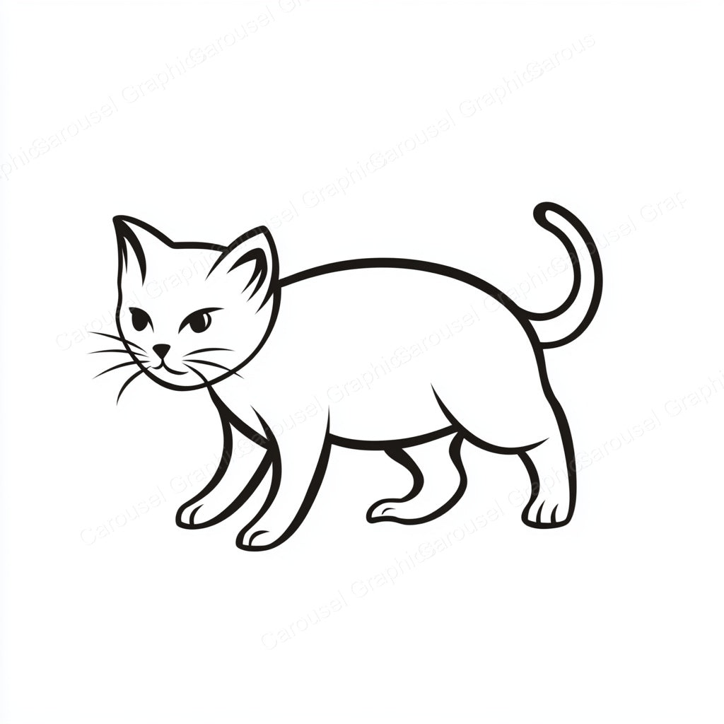Kitten Vector Graphic preview