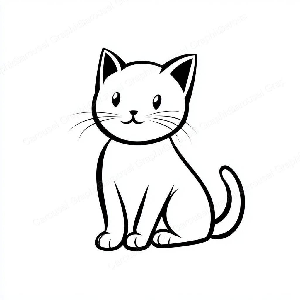 Kitten Vector Graphic preview