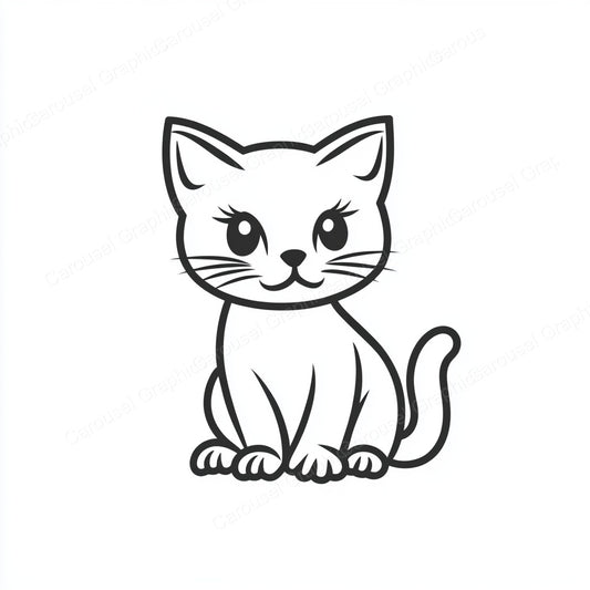 Kitten Vector Graphic preview