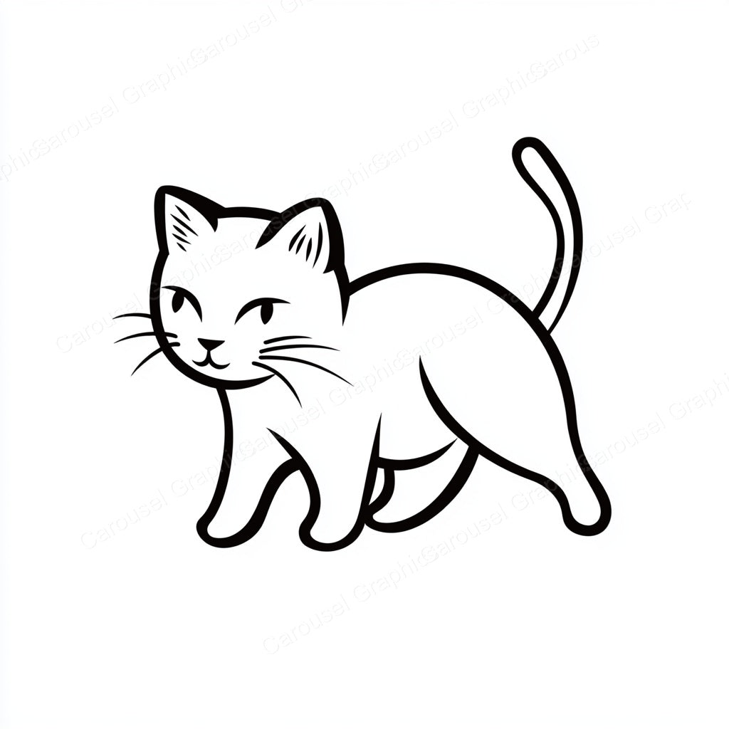 Kitten Vector Graphic preview