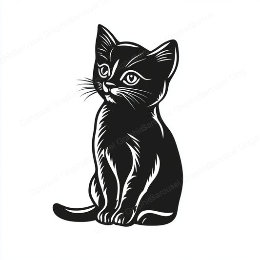 Kitten Vector Graphic preview