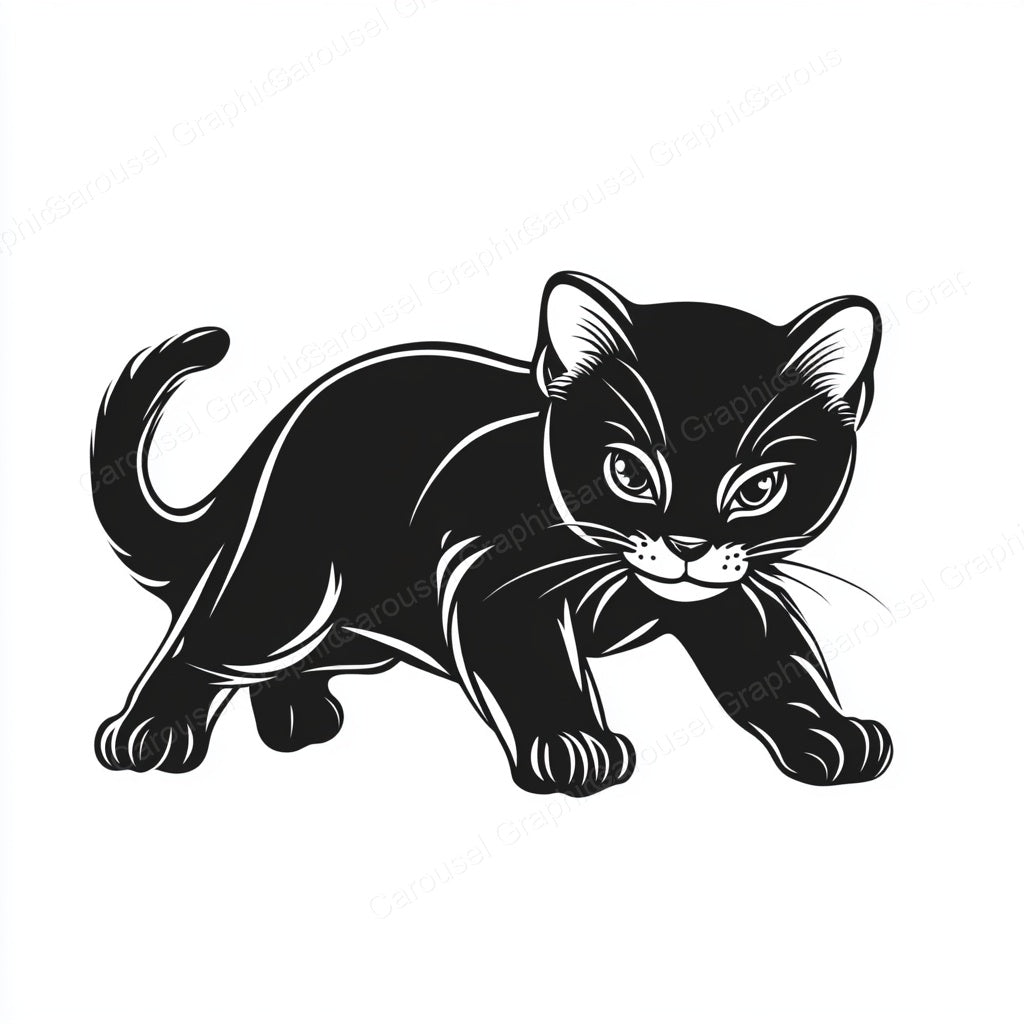 Kitten Vector Graphic preview