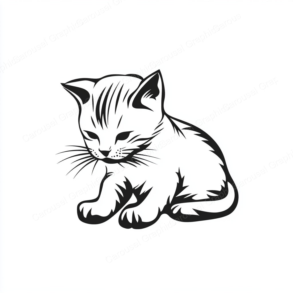 Kitten Vector Graphic preview