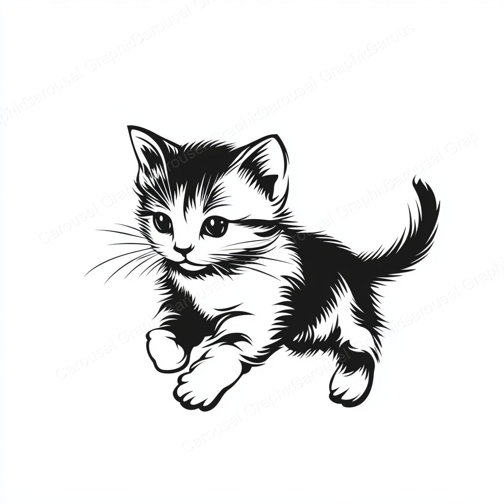 Kitten Vector Graphic preview