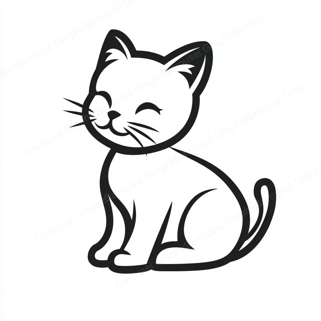 Kitten Vector Graphic preview