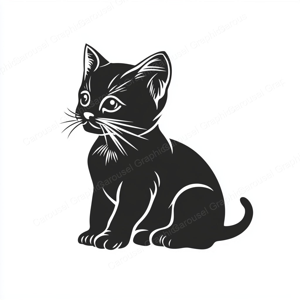 Kitten Vector Graphic preview