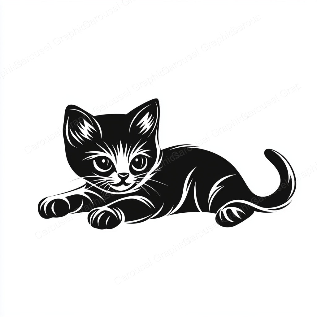 Kitten Vector Graphic preview
