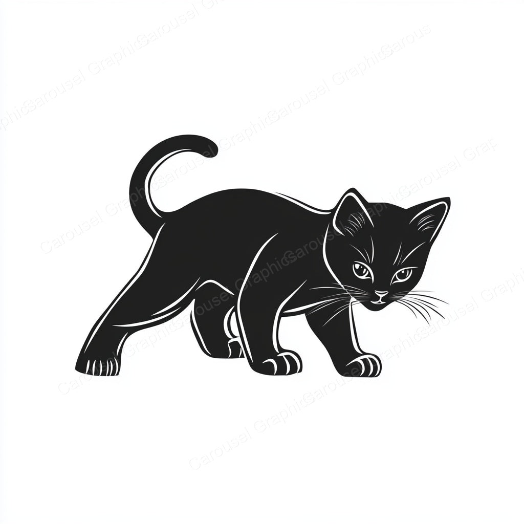 Kitten Vector Graphic preview