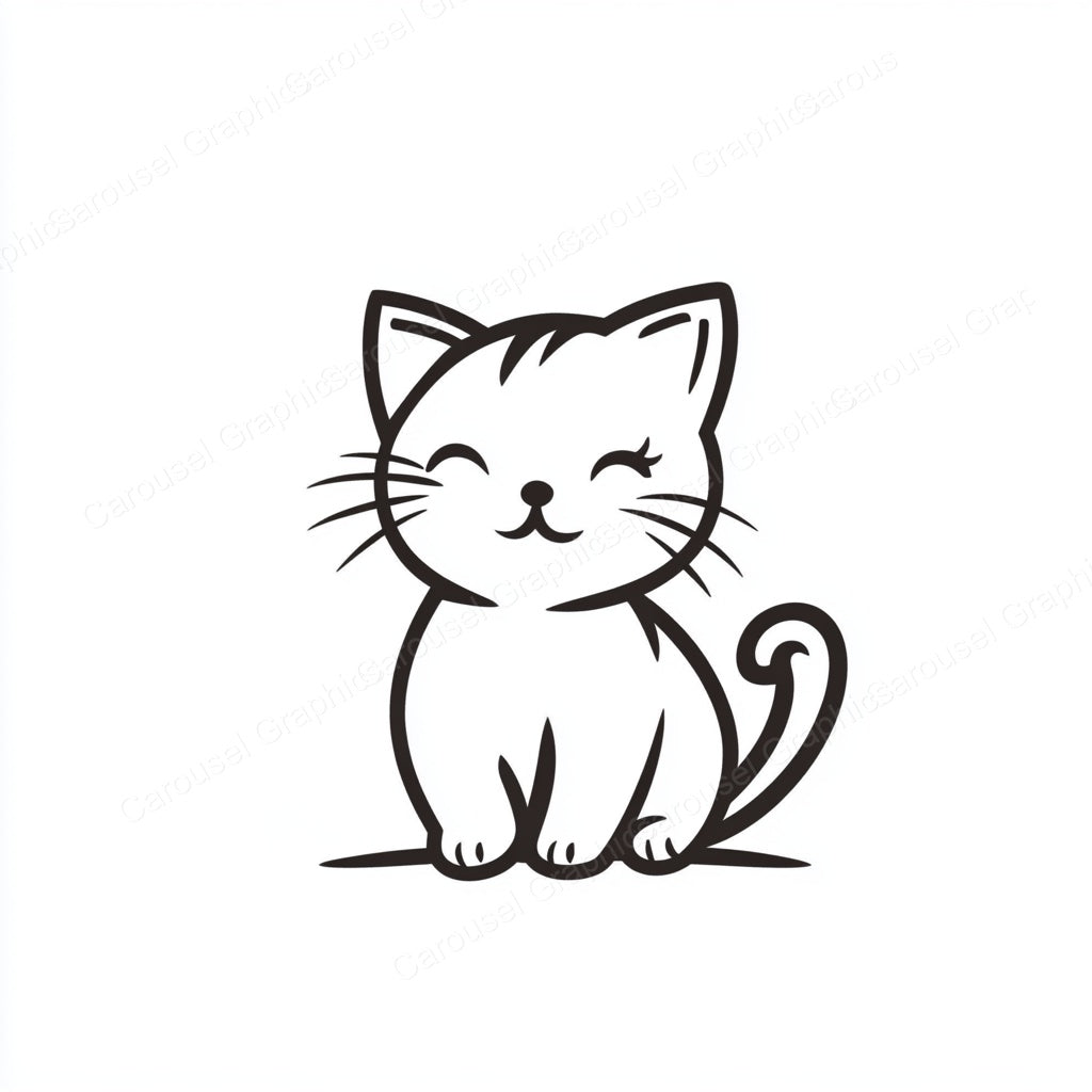 Kitten Vector Graphic preview