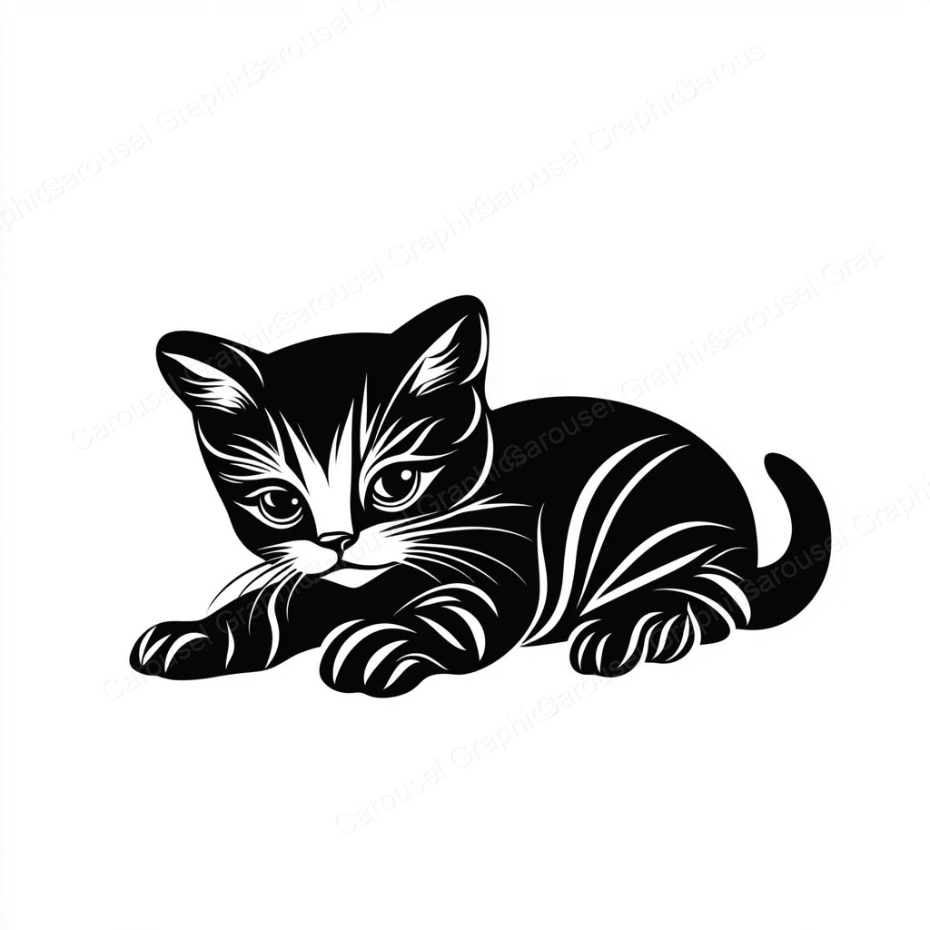 Kitten Vector Graphic preview