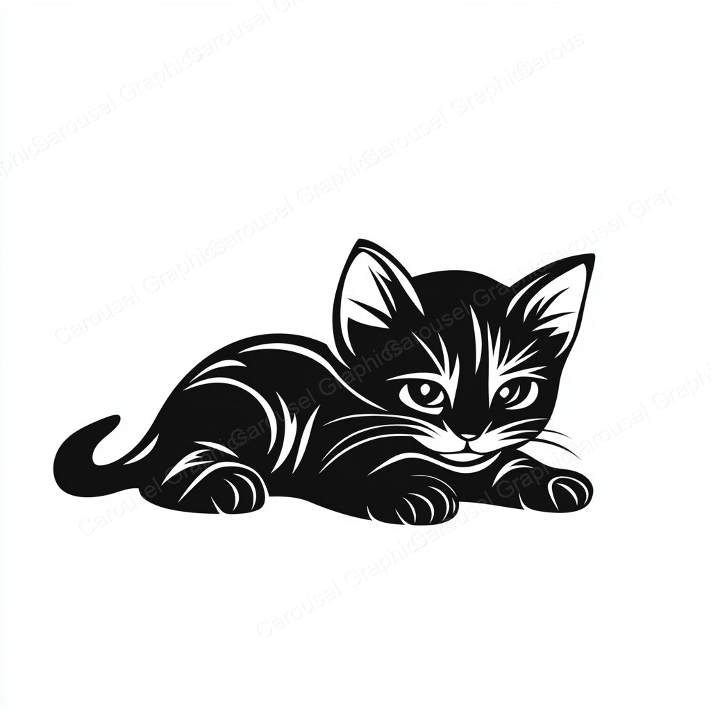 Kitten Vector Graphic preview