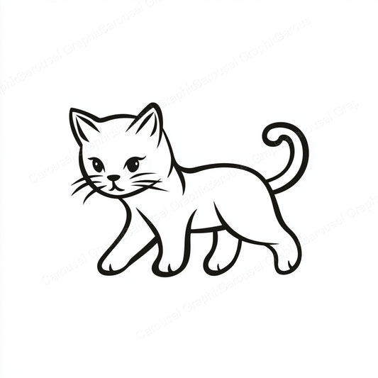 Kitten Vector Graphic preview