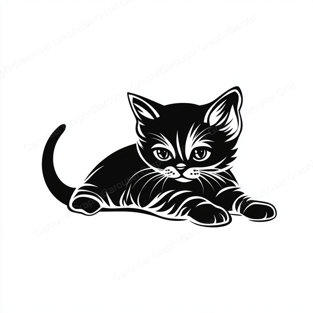 Kitten Vector Graphic preview