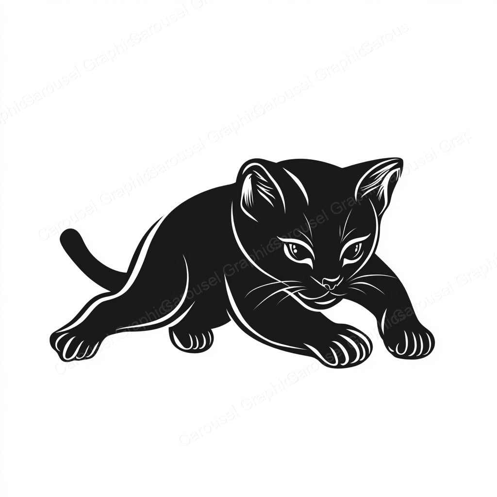 Kitten Vector Graphic preview