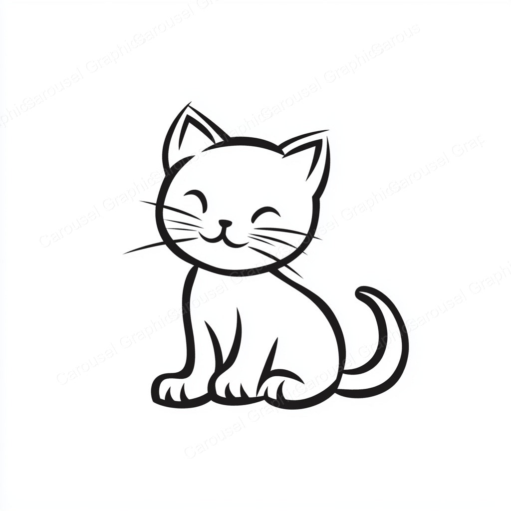 Kitten Vector Graphic preview