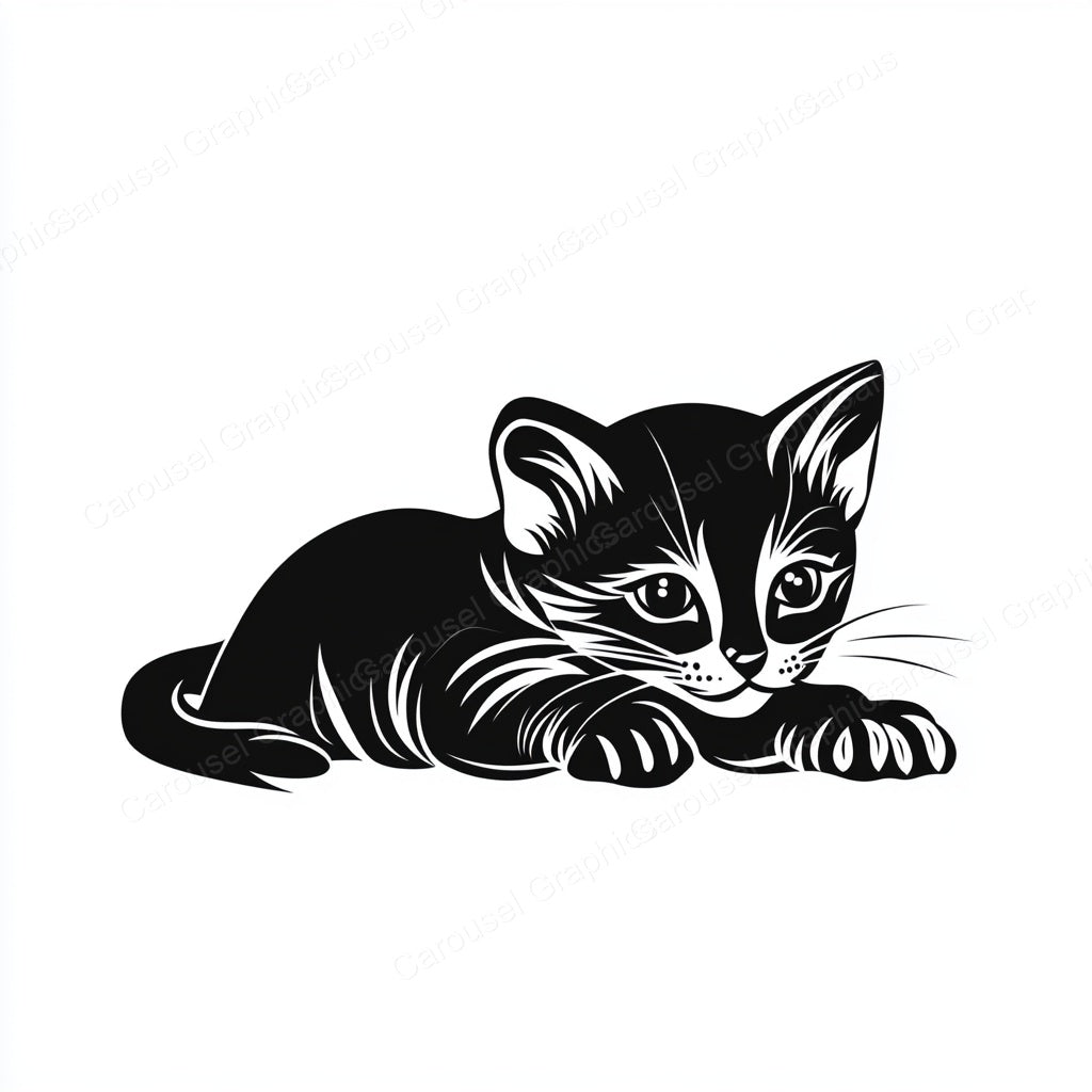 Kitten Vector Graphic preview