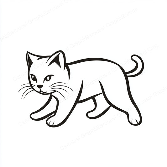 Kitten Vector Graphic preview