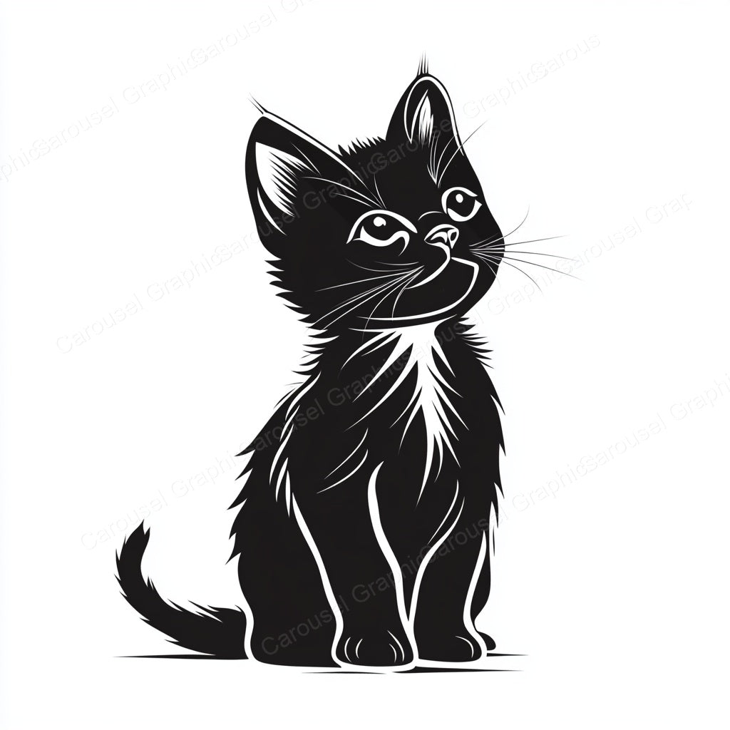 Kitten Vector Graphic preview