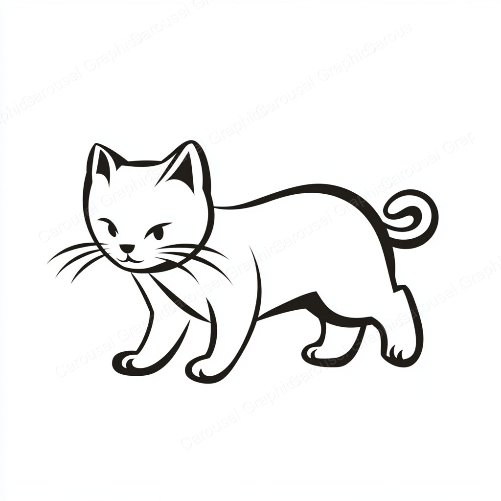 Kitten Vector Graphic preview