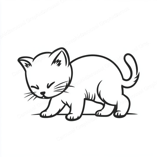 Kitten Vector Graphic preview