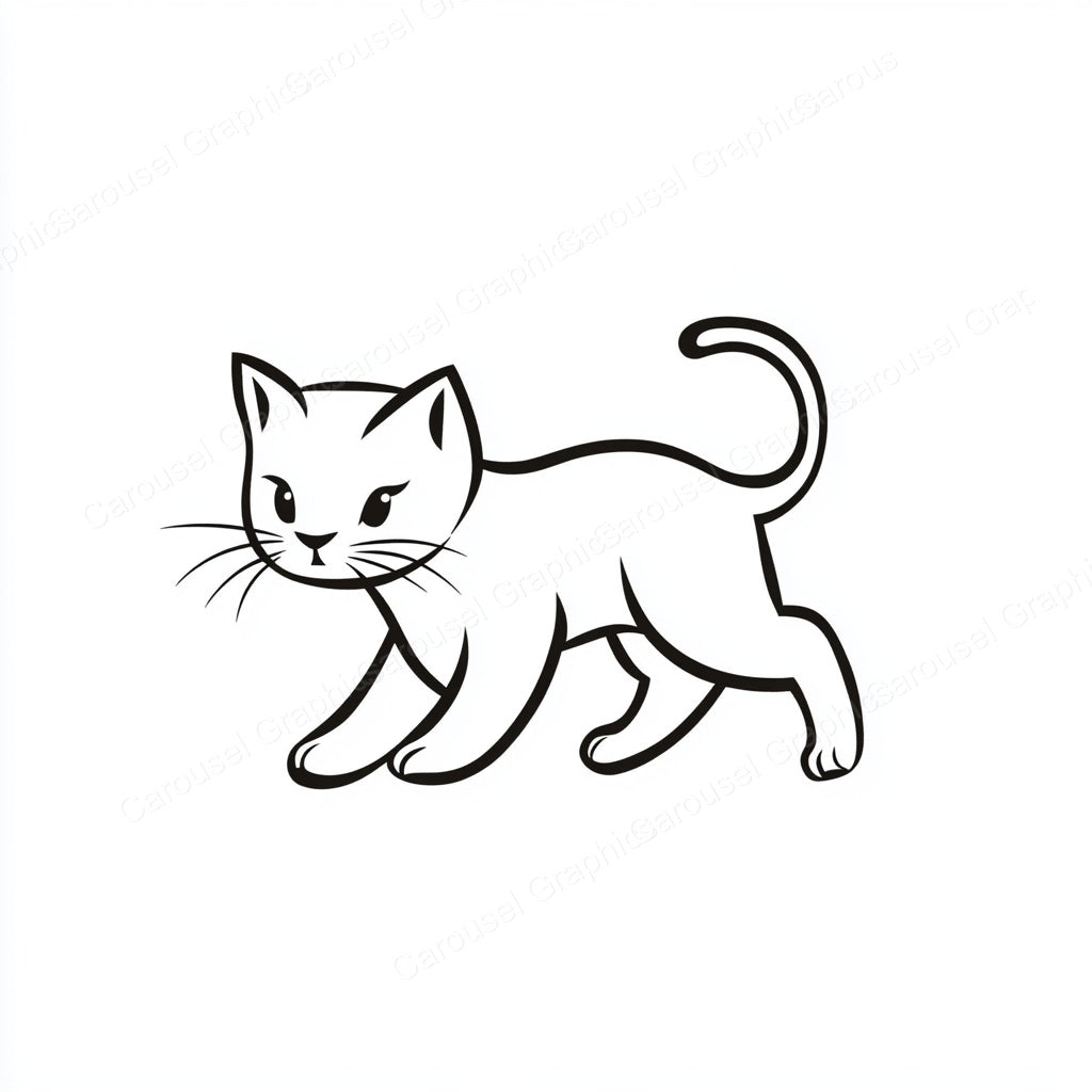 Kitten Vector Graphic preview