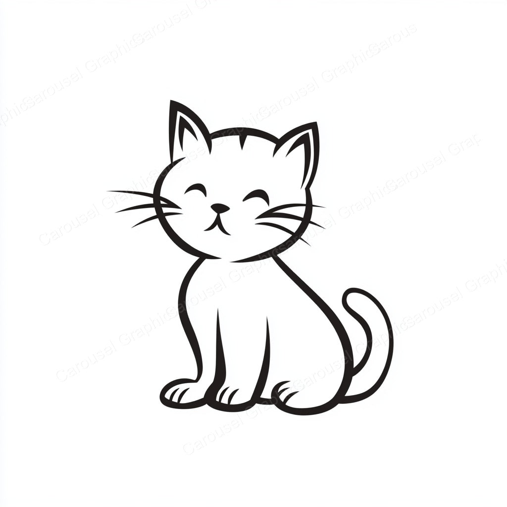 Kitten Vector Graphic preview