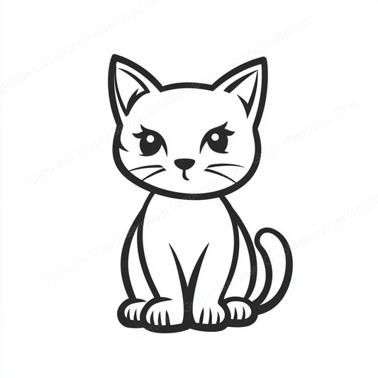 Kitten Vector Graphic preview