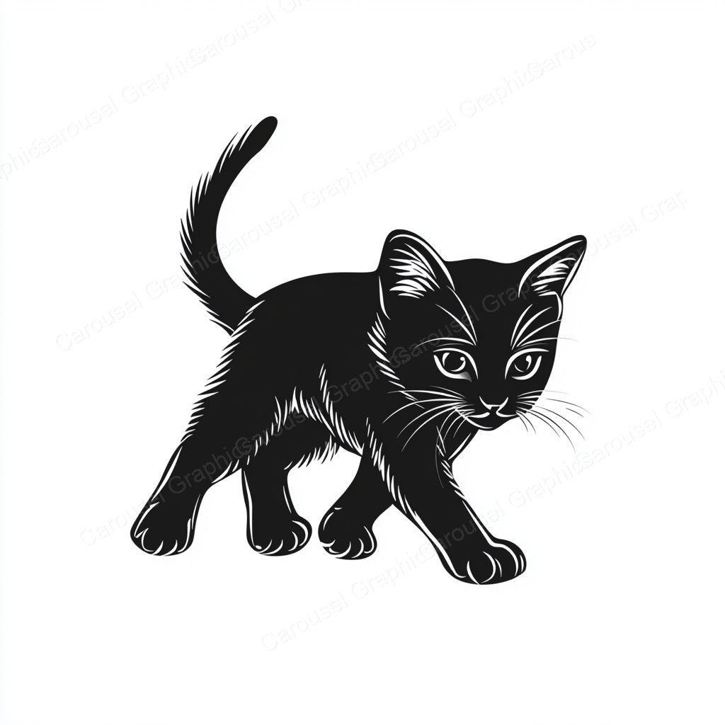 Kitten Vector Graphic preview