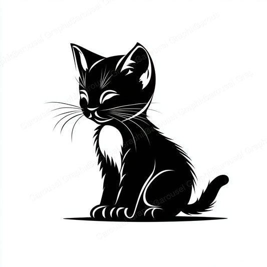 Kitten Vector Graphic preview