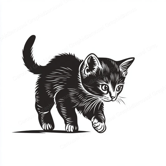 Kitten Vector Graphic preview