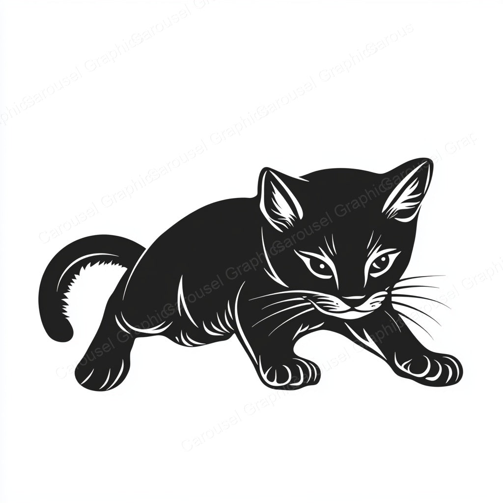 Kitten Vector Graphic preview