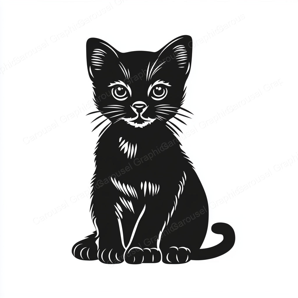 Kitten Vector Graphic preview