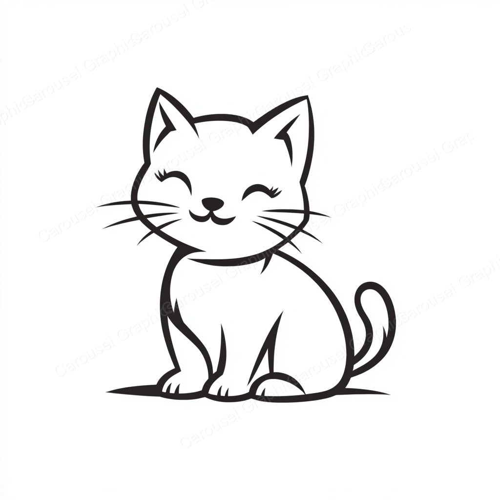 Kitten Vector Graphic preview