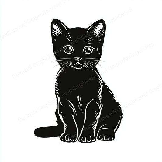 Kitten Vector Graphic preview