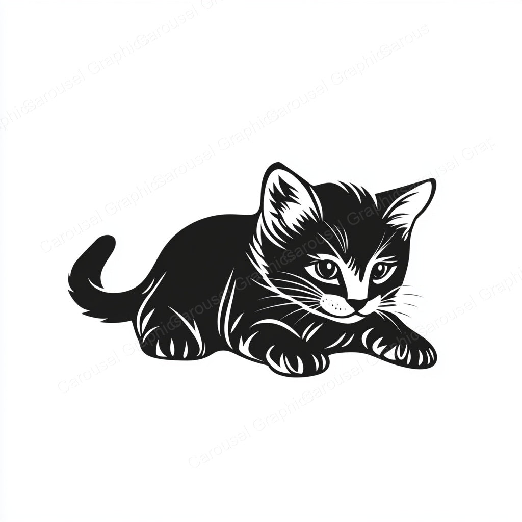Kitten Vector Graphic preview
