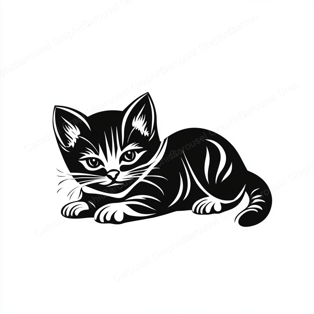 Kitten Vector Graphic preview