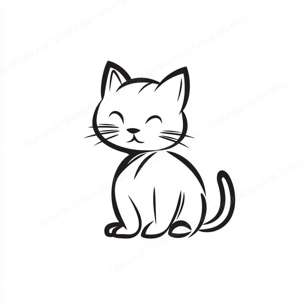 Kitten Vector Graphic preview