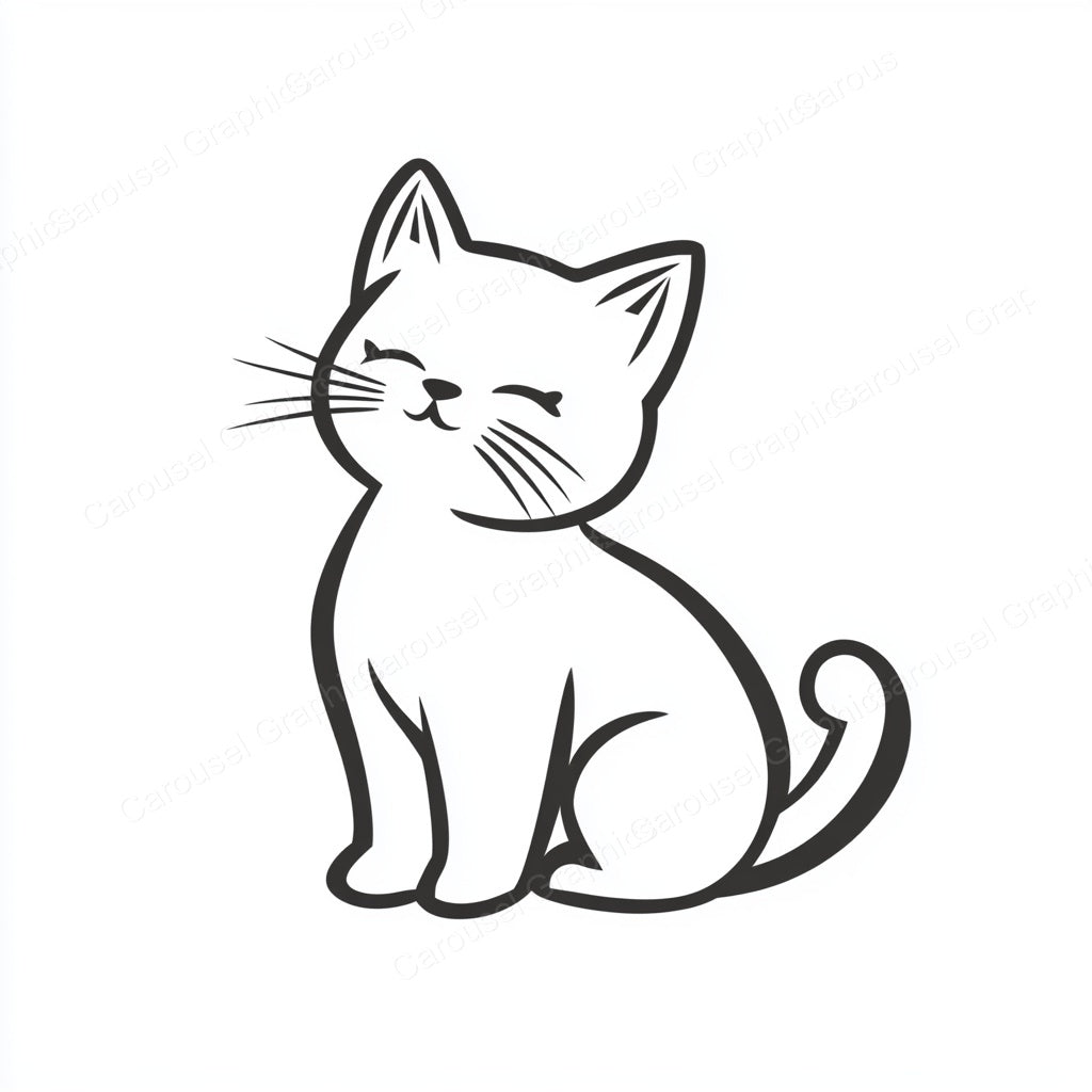 Kitten Vector Graphic preview