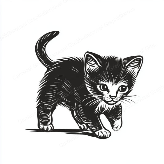 Kitten Vector Graphic preview