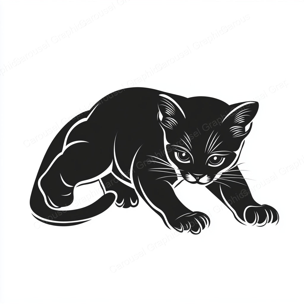Kitten Vector Graphic preview