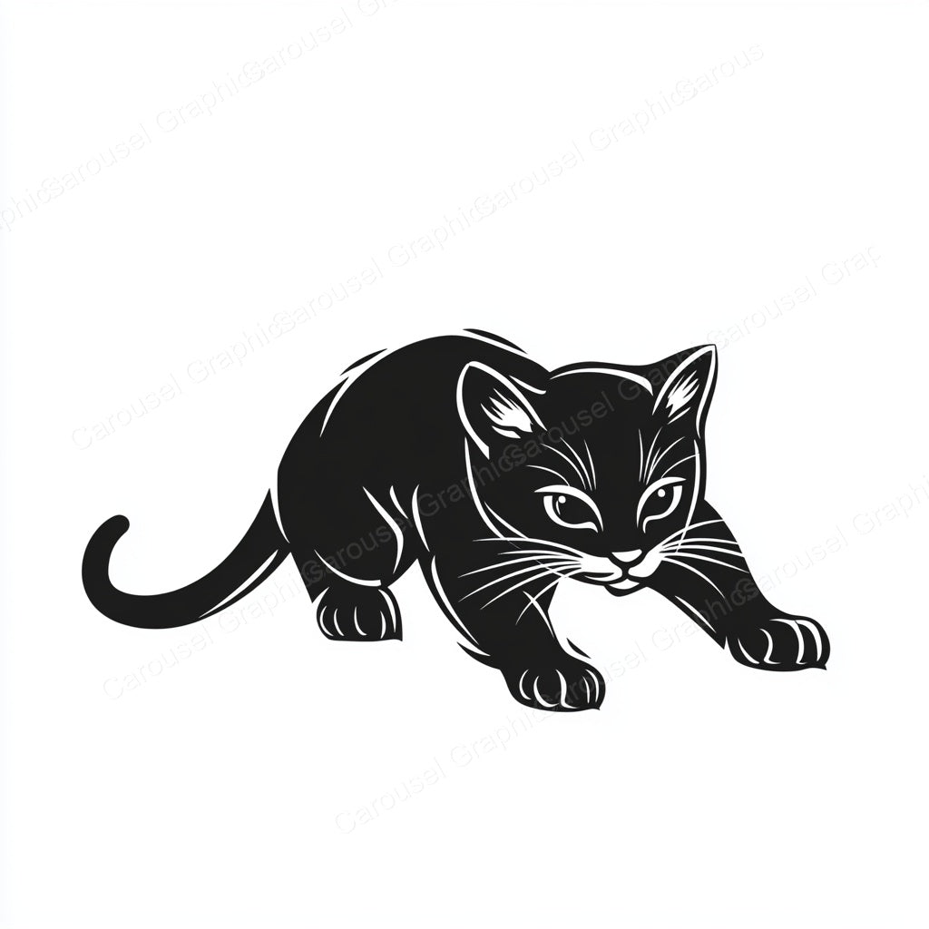 Kitten Vector Graphic preview