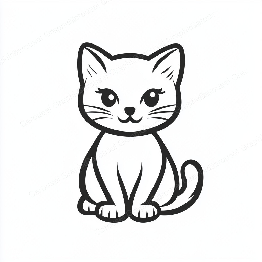 Kitten Vector Graphic preview