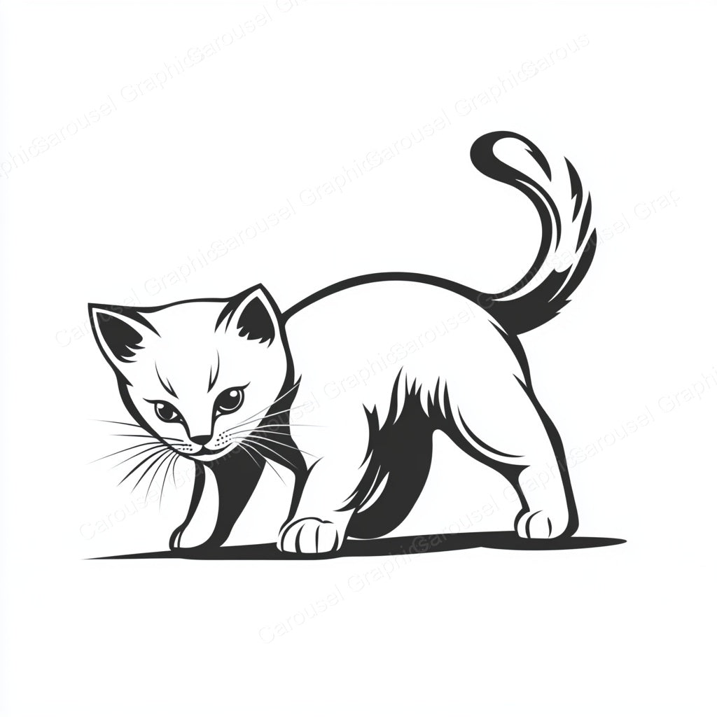 Kitten Vector Graphic preview