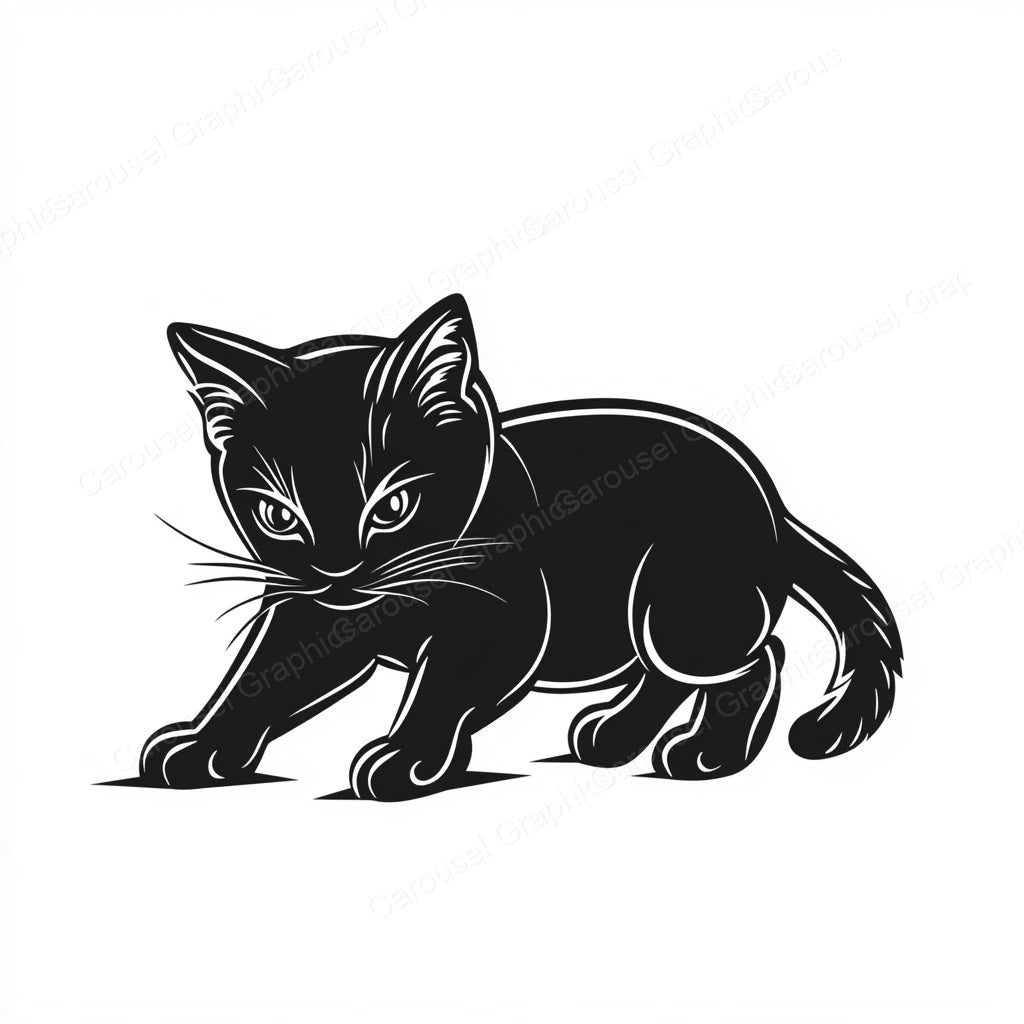 Kitten Vector Graphic preview