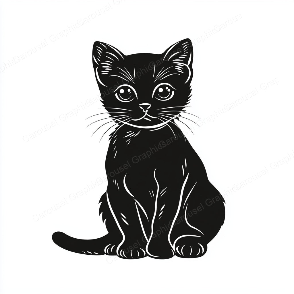 Kitten Vector Graphic preview