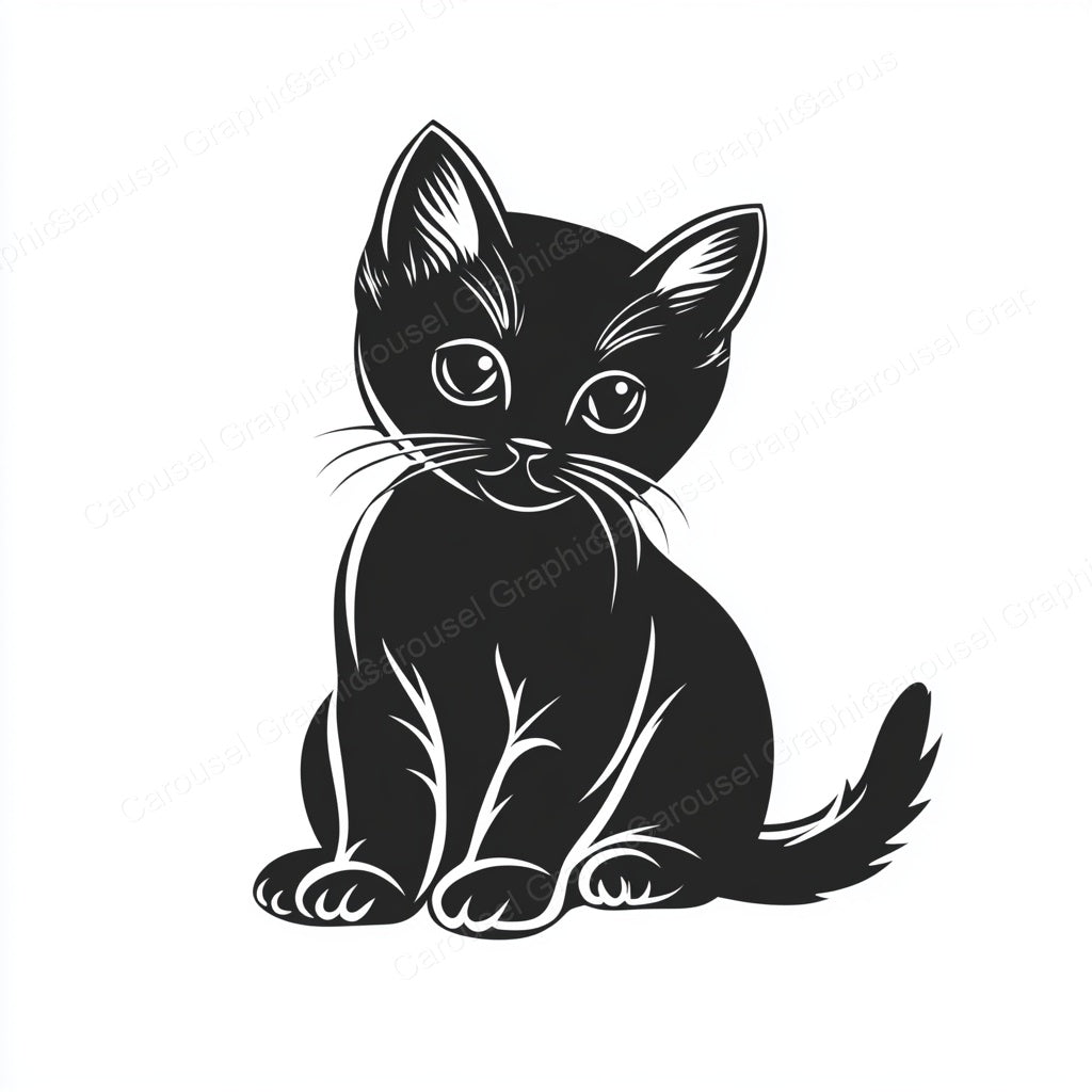 Kitten Vector Graphic preview