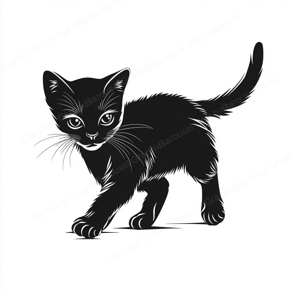 Kitten Vector Graphic preview