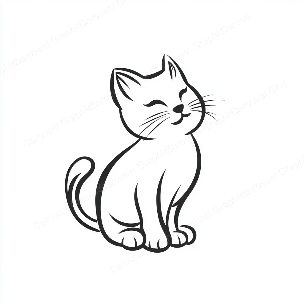 Kitten Vector Graphic preview